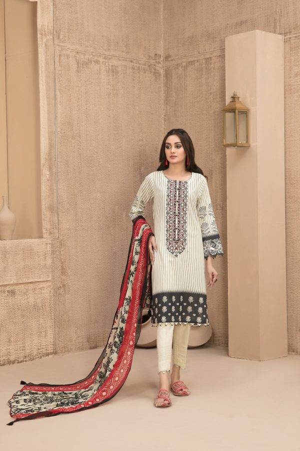 ILYA Lawn D-8537 Unstitched Embroidered Printed Lawn 2023 By Tawakkal Fabrics